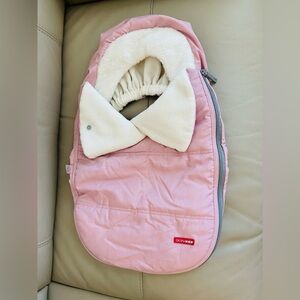 Skip Hop Stroll & Go Car Seat Cover - Pink Heather - like new!